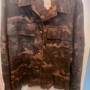 Gap military jacket Large
